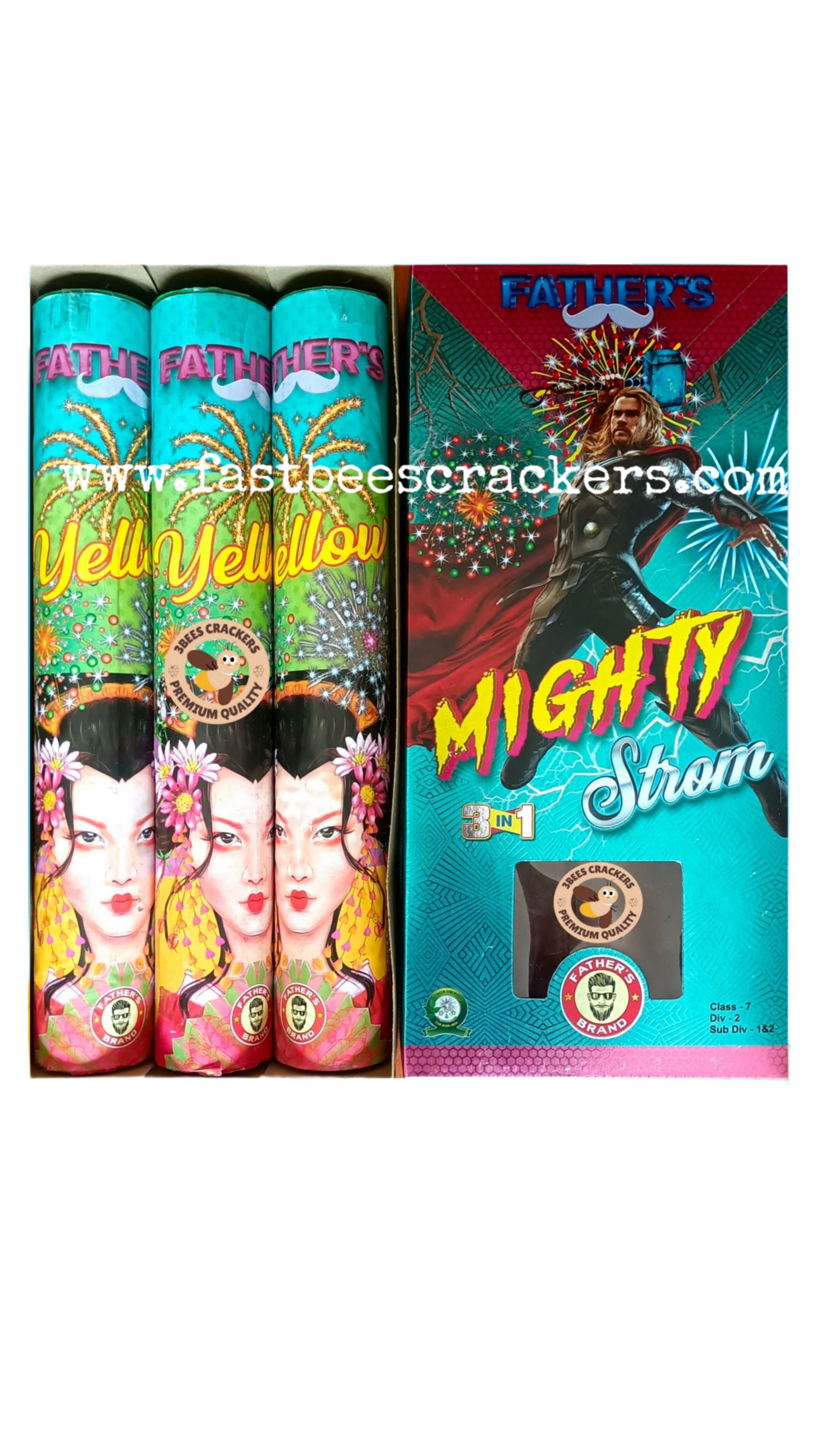 2" Sky fancy (3Pcs)