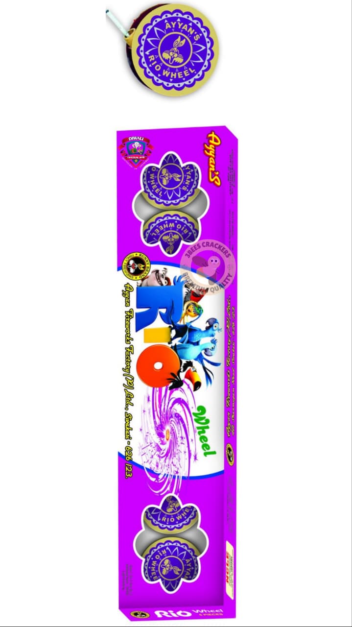 Rio Wheel (Pink & Orange Chakkar)