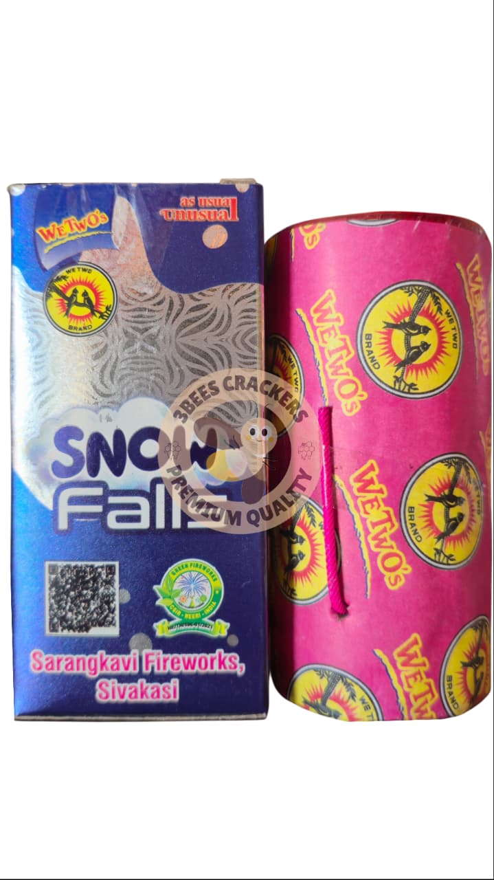 SNOW FALLS (SILVER BALL BLAST FOUNTAIN)
